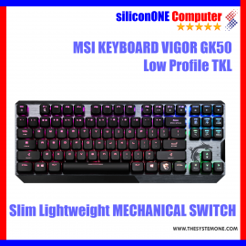 MSI VIGOR GK50 Low Profile TKL Mechanical 