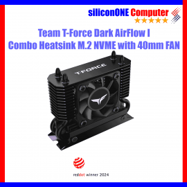 TEAM T-Force Dark AirFlow M.2 NVME Heatsink with 40mm Fan SSD Cooler