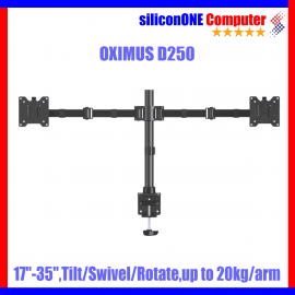 Oximus D250 17"-35" Heavy Duty Articulating Dual Arm