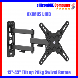 Oximus L10DHM 13"-43" Wallmount Tilt Swivel Rotate