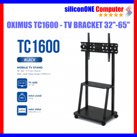 Oximus TC1600 - 32"-65" Standing Bracket 45kg Height 1200mm