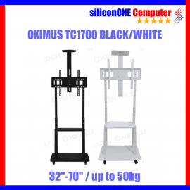 Oximus TC1700e Black 32"-75" up to 50kg 
