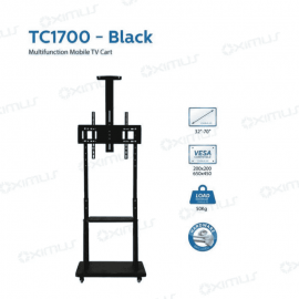 Oximus TC1700e Black 32"-75" up to 50kg 
