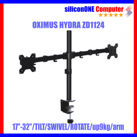 Oximus ZD1124 13"-27" Tilt Swivel Rotate Dual Monitor