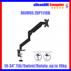Oximus ZDP1118 Black 19"-34" Tilt Swivel Rotate 