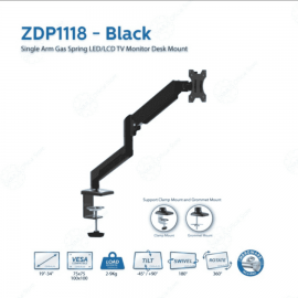 Oximus ZDP1118 Black 19"-34" Tilt Swivel Rotate 