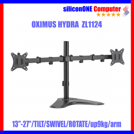 Oximus ZL1124 13"-27" Tilt Swivel Rotate 2 Monitor