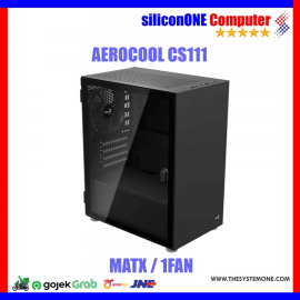 Aerocool CS111 [1FAN BLACK,MATX] 
