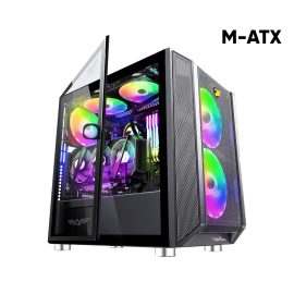 Armaggeddon Tessaraxx Core 1 Air Black [5FAN,MATX] 
