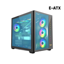 Armaggeddon Tessaraxx Core 12 Air Black [3FAN CHROMA,EATX] 