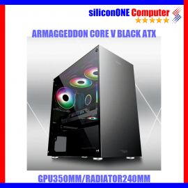 Armaggeddon Tessaraxx Core V Black [3FAN CORE12BLUE/RED,MATX] 
