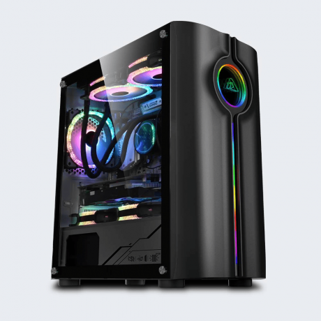 Armaggeddon Tron HOLO-3 MATX White [3FAN CORE12BLUE/RED,MATX]