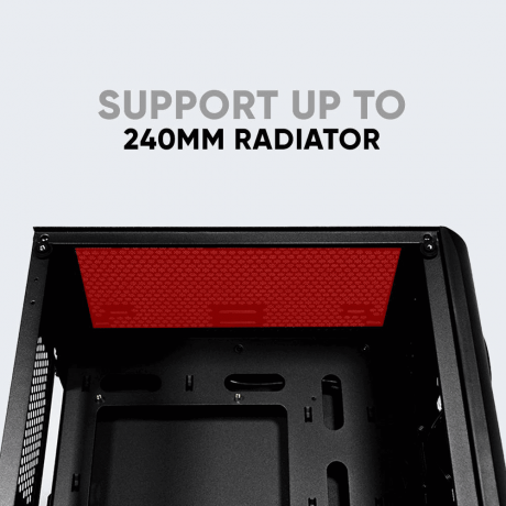 Armaggeddon Tron HOLO-3 MATX White [3FAN CORE12BLUE/RED,MATX]