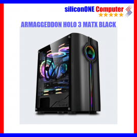 Armaggeddon Tron HOLO-3 MATX Black [3FAN CORE12BLUE/RED,MATX] 