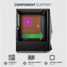 Armaggeddon TRITRON 1 Black [3FAN,ATX] 