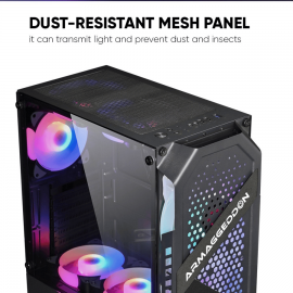 Armaggeddon TRITRON PRO 200 Black [4FAN,ATX] 