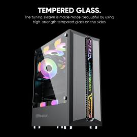 Armaggeddon TRITRON PRO 300 Black [4FAN,ATX] 