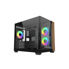 Coolermaster ELITE 481 Wood [3x120ARGB] BLACK MATX 