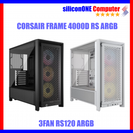 Corsair FRAME 4000D RS ARGB Black/White [E-ATX,3FAN RS120 ARGB]