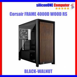 Corsair FRAME 4000D WOOD RS Black-Walnut [E-ATX,4FAN RS] 