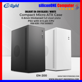 Enlight EN-200 - 300W [1FAN 8CM] BLACK 