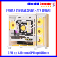 FPMAX Crystal Z9 Art [0FAN,ATX] - White+Wood Style
