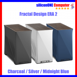 Fractal Design Era 2 Charcoal Black Aluminum Body  2FAN ITX 