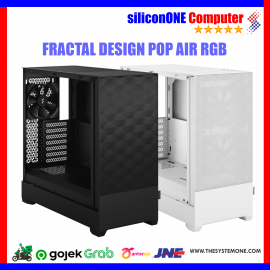 Fractal Design Pop Air RGB Black / White TG ATX 3FAN Aspect RGB   