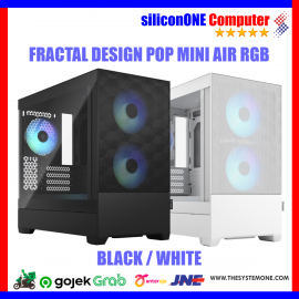Fractal Design Pop Mini Air RGB Black / White TG MATX 3FAN Aspect RGB 