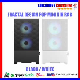 Fractal Design Pop Mini Air RGB Black / White TG MATX 3FAN Aspect RGB 