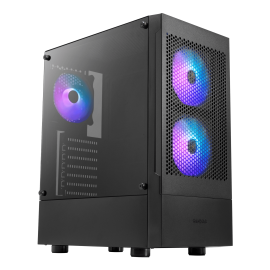 Gamdias TALOS E3 MESH BLACK [3FAN ARGB,ATX] 