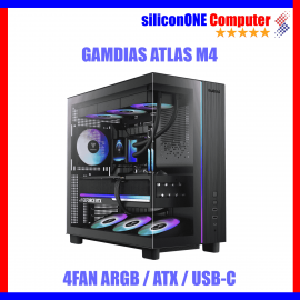 Gamdias ATLAS M4 [4FAN ARGB, ATX] 