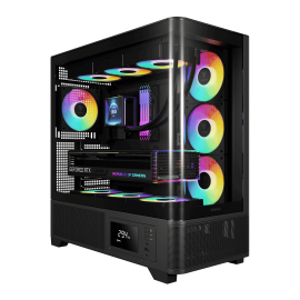 Gamdias ATLAS P2 CG BLACK [4FAN,ATX] 