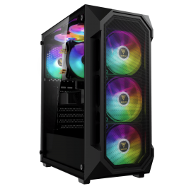Gamdias AURA GC1 Elite ARGB Black/White [4FAN,ATX] 