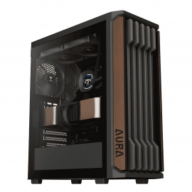 Gamdias AURA GC11 Wood [4FAN BLACK,ATX] 
