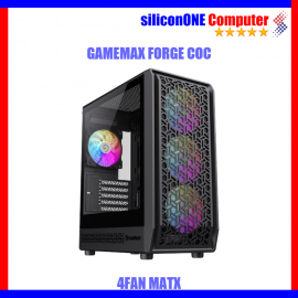 Gamemax FORGE COC [MATX,4FAN] Black 