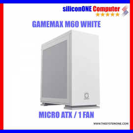 Gamemax M60 Black / White [1FAN, MATX] 