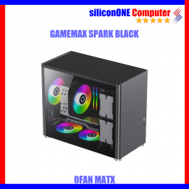 Gamemax SPARK Black [0FAN,MATX] 