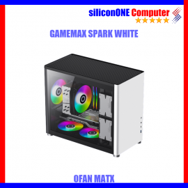 Gamemax SPARK White [0FAN,MATX] 