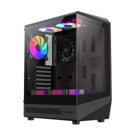 Gamemax VISTA COC [ATX,5FAN ARGB] Black 