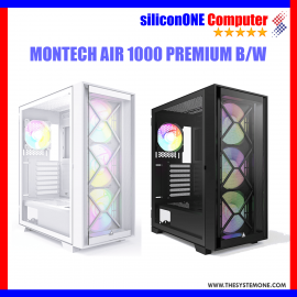 Montech Air 1000 Premium Black [4FAN] ATX - Swivel TG 