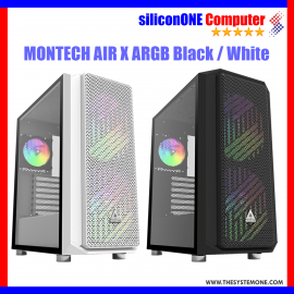 Montech Air X ARGB Black [4FAN ARGB] ATX