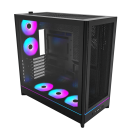Montech HS01 PRO Black/White [5FAN, ATX] BTF PZ USB-C 