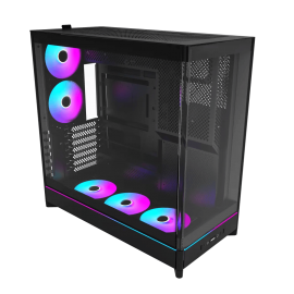 Montech HS02 PRO Black/White [5FAN, ATX] BTF PZ USB-C 