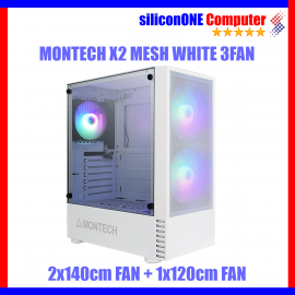 Montech X2 Mesh White [2x140+1x120 FAN]  