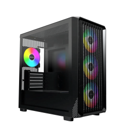 Montech X5M Black/White [4FAN-ARGB,MATX] 