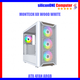Montech XR WOOD WHITE [4FAN ARGB, ATX]  