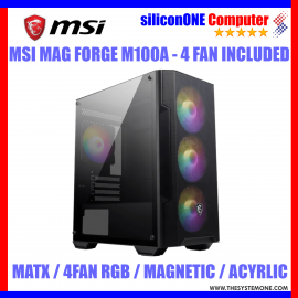 MSI FORGE M100A [4FAN, MATX] ACRYLIC  