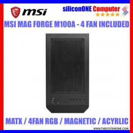 MSI FORGE M100A [4FAN, MATX] ACRYLIC  