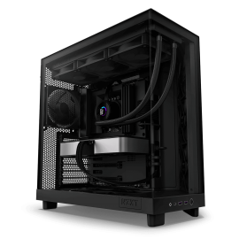 NZXT H6 FLOW Dual Chamber B/W [3FAN, ATX] 
